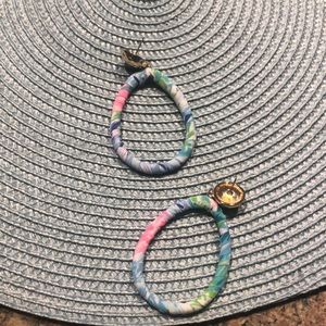 Lilly Pulitzer hoop earrings